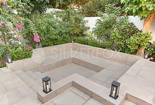 Outdoor Sunken Seating Area